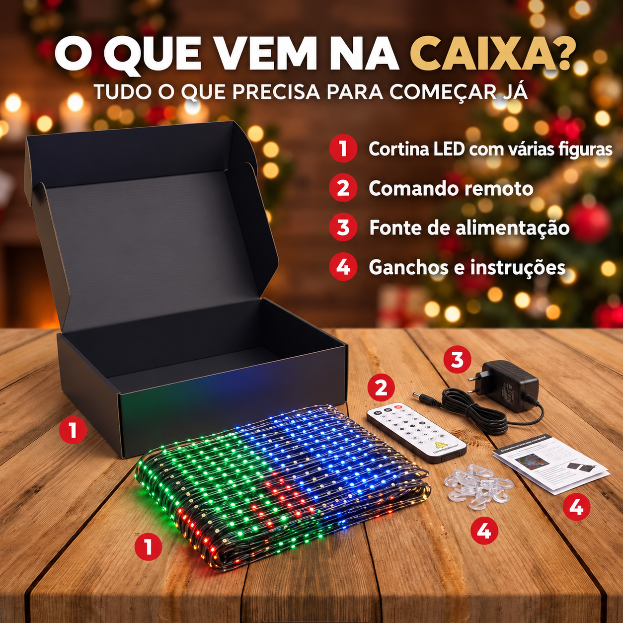 Conteúdo da embalagem